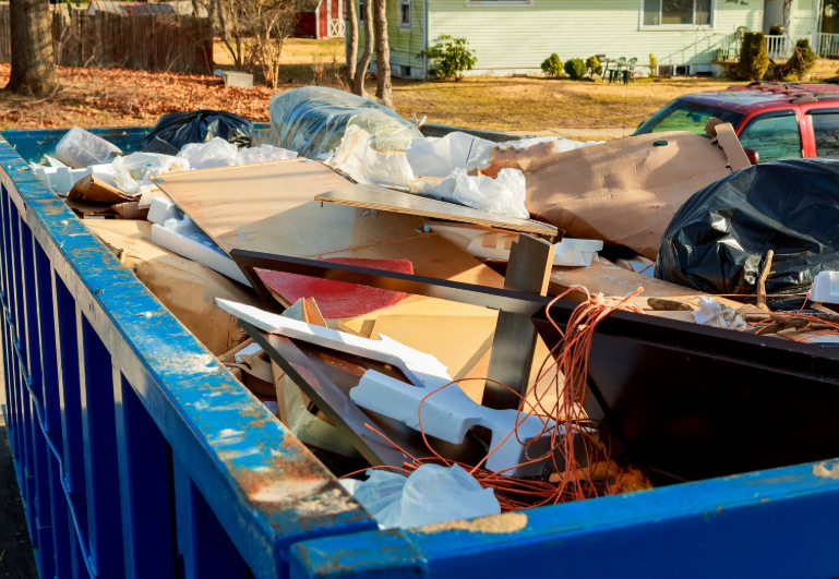 Commercial Site Debris Dumpster Rental