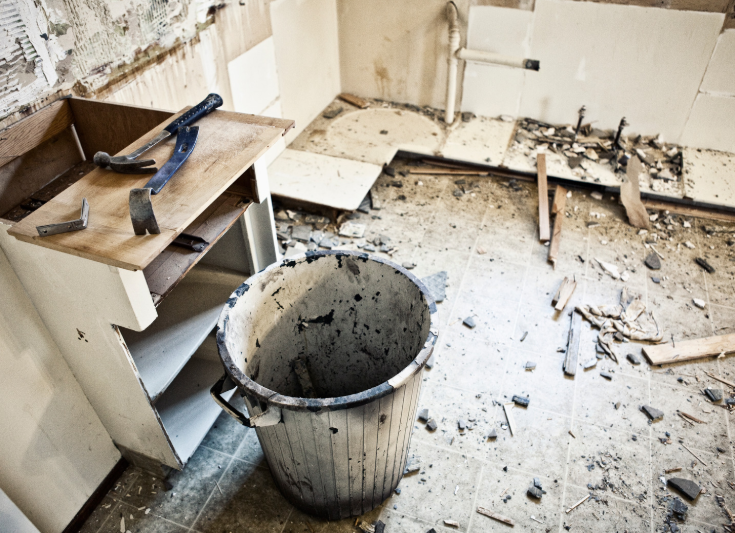 Cabinet and Countertop Removal